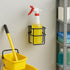 Getzi Commercial 1) Wall Mount Spray Bottle Holder Durable Steel Rack for Spray Bottles Space-Saving Storage Organizer