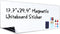 HAMIGAR Magnetic Whiteboard Contact Paper 17.5" X 39.4", Peel and Stick Wallpaper for Wall Dry Erase Board