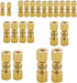 Legines Brass Compression Tube Fitting, 22 Pcs Assortment Kit of 1/8", 3/16", 1/4", 5/16", 3/8", 1/2"