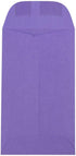 JAM PAPER #3 Coin Business Colored Envelopes - 2 1/2 x 4 1/4 - Violet Purple Recycled - 50/Pack by JAM Paper