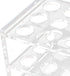 17mm Test Tube Rack with 18 Holes - Durable Transparent Holder for 10ml and 15ml Centrifuge Test Tubes
