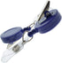 Specialist ID 15 Pack Premium Retractable ID Badge Reels with Alligator Clip - Blue Solid Color Blanks