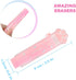 Retractable Pencil Eraser, Cute Gradient Jelly Eraser, 4Pcs Suitable for School Home Office Supplies