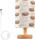 ALAZA Cute Kawaii Sloth Bedside Table Lamp with USB Port for Bedroom