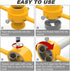 6Pcs PVC Thread Maker Tool Kit, Plastic Pipe Threader with 3 Dies 1/2", 3/4" and 1" NPT Manual Hand Tool