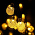 1 Pack 50 2.3CM 23 8 Solar String Lights Outdoor Waterproof, LED FT Each, Solar Powered Patio Lights with Lighting