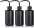 Melphoe Tattoo Wash Bottle Squeeze 3Pcs 250ml for Safety Rinse, Medical Lab Washing, Tattoo Supplies, Black