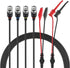 Oscilloscope Probes - BNC to Alligator Clips, Mini Test Clips & BNC Cables (3 Pack)
