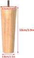 KDDEON M8 Legs,5-70cm,Replacement Cabinet,Set 4 (10cm/3.9in) Threaded Rod Straight Tapered Solid Wood Furniture