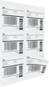 InpourPack 100 6 3-1/3" 4" 6 (600 Sheets up Labels, Shipping Address Labels x for Laser & Inkjet and Copier Printer, up