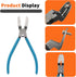 Universal Stainless Steel Fastener Cutter Pliers, Push Pin Pliers, Nail Pulling Pliers