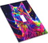 HTSAHKV 3 5 Inch Colorful Cosmic Cat Art Print Wall Plate Light Switch Cover Single Gang Outlet Faceplate Print Plate
