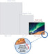 The Best Card Company 20 Landscape Nature Note Cards Blank (4 x 5.12 Inch) - 10 Designs, 2 Each - Aurora Borealis