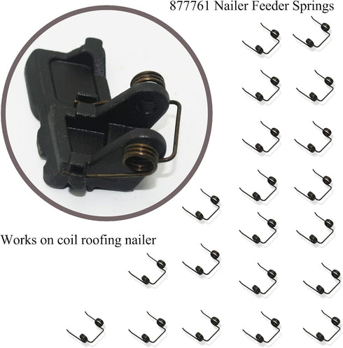 20 Pcs Nailer Feeder Springs 877761 for Coil Roofing Nailer, Fit NV45AA, NV45AB, NV45AB2, NV45AB2S, NV45AE