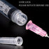 100 Pack 3ml Plastic Luer Lock Syringe with 18Gauge and Cap, Individually Sealed for Scientific Labs, Measuring Liquid