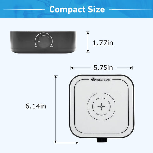 Rechargeable Magnetic Stirrer Mixer 3000rpm with Stir Bar, Brushless DC Motor, Max 3000ml