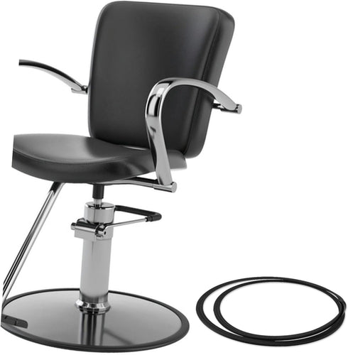 Ipetboom Replacement Parts for Salon Equipment Rubber Ring Base for Chair Leg Easy Install Floor Protector Cap Sofa Leg