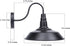 CY-8 Lightess Black Wall Sconces Lighting Gooseneck Industrial Barn Lights Vintage Farmhouse Wall Lamp
