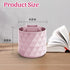 Sparkling Diamond-like Desk Organizer, 360° Rotating Pen Holder with 5 Compartments for Office, School, Home (Pink)