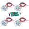 4pcs Load Cell 50kg Half Bridge Strain Gauge Digital Scale Weight Sensor + 1pc HX711 Amplifier Module