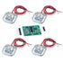 4pcs Load Cell 50kg Half Bridge Strain Gauge Digital Scale Weight Sensor + 1pc HX711 Amplifier Module