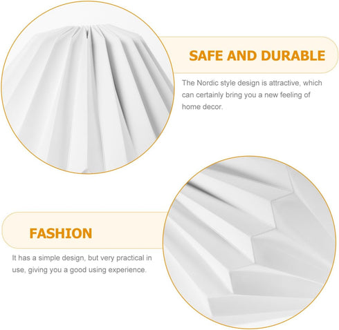 12.59X12.59X11.02 Inch Angoily Nordic Style Geometric Hanging Lampshade Light Cover for Home Bar Hotel Decor Paper Lamp