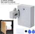 DouWen MO 125KHz Closet Smart RFID Cabinet Lock, Electronic Keyless Drawer Lock with Card Access, No Drill Installation