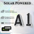ISUNMEA 9 Inch (8-Black, 9IN) Solar Lighted House Numbers for Outside, Light Up Waterproof LED Address Numbers Signs