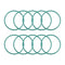 uxcell Fluorine Rubber O-Rings, Pack of 10, 50mm OD, 45.2mm ID, 2.4mm Width FKM Seal Gasket for Machinery Plumbing