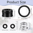 40 Pieces RP4993 Replacement Seats Springs and O Rings Faucet Stem Repair Kit Compatible with RP4993 Faucet Stem Replacement by Hotop