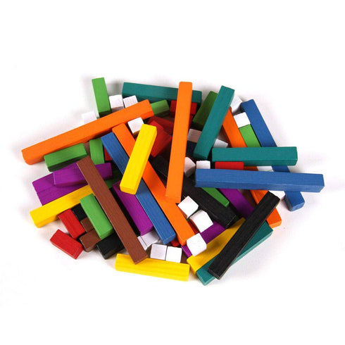 hand2mind Set, Counting (Set 74) Foam Cuisenaire Rods Introductory Fraction Bars, Montessori Number Rods, Blocks, Math
