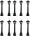 Czhotg 10PCS Mini Street Light Model Railway Train Lamp Miniature Plastic Village Pathway