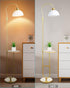 68IN Bulbs Lightdot Floor Lamp with Table, Mid Century Modern Standing Lamps Storage Shelf Floor Lamps with Included