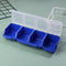 ShanLily 1Pc Small Parts Storage Organizer With Lid Stackable Nail Screw Container Divider