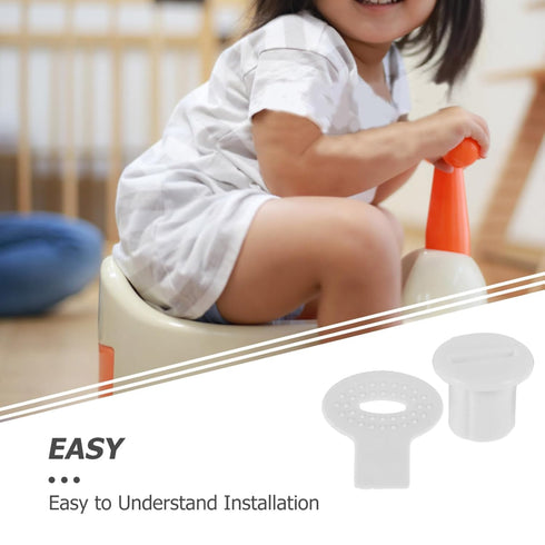 MAGICLULU Set, 8 Pack Potty Toilet Ladder Screw Replacement Plastic Training Seat Bolts with Wrench, Toddler Step Stool