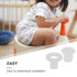 MAGICLULU Set, 8 Pack Potty Toilet Ladder Screw Replacement Plastic Training Seat Bolts with Wrench, Toddler Step Stool