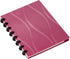 Eagle Discbound Notebook, Customizable Notebook, Junior Size, Poly Cover, 60 Sheets Ruled/Lined Pages (Red) by Eagle