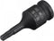 uxcell T20 Impact Torx Bit Socket, 35mm Length, 1/4" Square Drive, CR-MO Metric Sizes