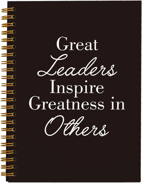 College Ruled Hardcover Spiral Notebook, 5.5 x 8.3 - Thank You Gifts for Leader, Meeting Notebook for Work
