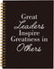 College Ruled Hardcover Spiral Notebook, 5.5 x 8.3 - Thank You Gifts for Leader, Meeting Notebook for Work