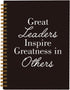 College Ruled Hardcover Spiral Notebook, 5.5 x 8.3 - Thank You Gifts for Leader, Meeting Notebook for Work