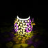 Mosaic Solar Lights Outdoor Lanterns, Decorative Waterproof Hanging Lanterns, Solar Night Lights for Garden, Patio,