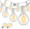 Abeja 25Ft LED Outdoor String Light, Patio Globe String Lights with 27