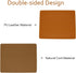 KINOPREV Home,10.2" 8.3",1 Pack Leather Mouse Pad - Wood Mouse Pads with Stitched Edge,PU Non-Slip Mouse Mat,Double