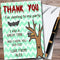 The Card Zoo Hang with Us Personalized Halloween Personalized Halloween Party Thank You Cards