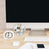 Zyghjort 2 Pack 2.3" Desk Mirror Office Cubicle, Small Adjustable Round Mirror to See Behind You, Fits PC Monitors