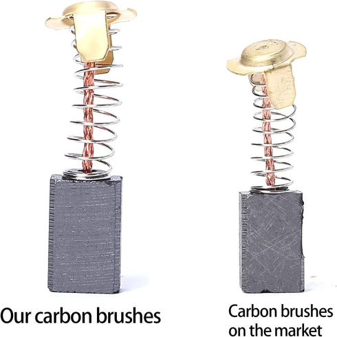 20 Pcs Motor Carbon Brush 6.5x7.5x13mm for Angle Grinder, Electric Hammer, Polisher, Hand Drill Replacement