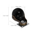 ARTSEWPLY 4pcs 2-inch Heavy Duty Swivel Ball Casters with Threaded Stem, Antique Bronze Furniture Wheels for Carts