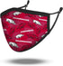 Fabrique Innovations NCAA Arkansas Razorbacks, 100% Cotton, Double Layer, Washable & Reusable, Non-Medical Face