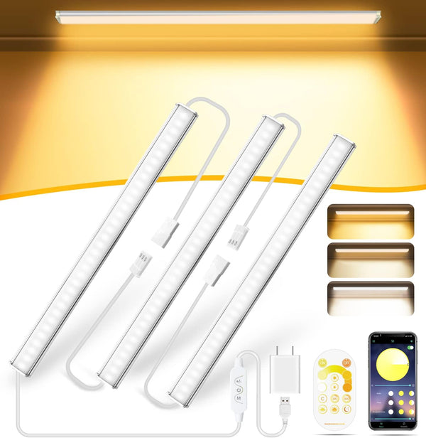 Daymeet Dimmable 12 Inch Ultra Thin Under Cabinet Lighting, Under Cabinet Lights